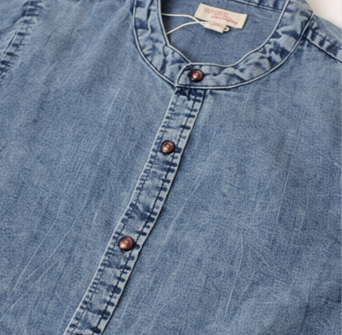 Chemise Jeans Boutons pressés